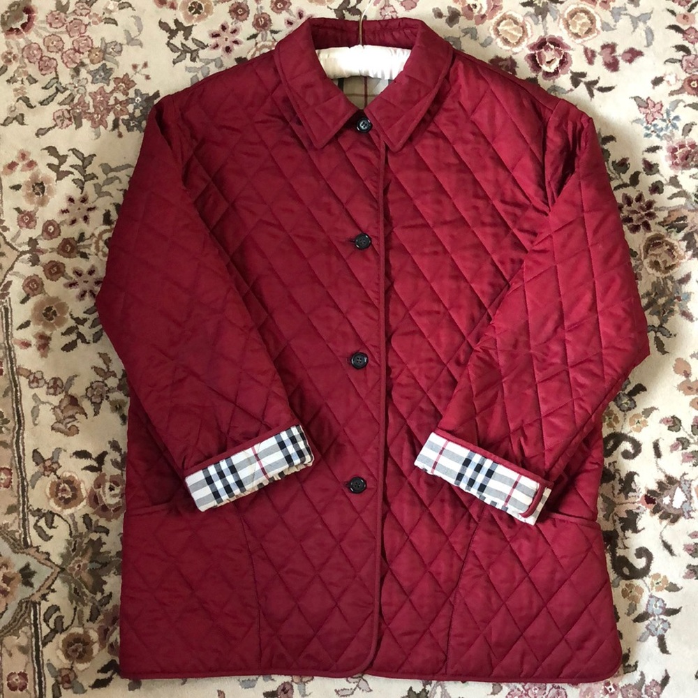 BURBERRY women’s jacket sz large